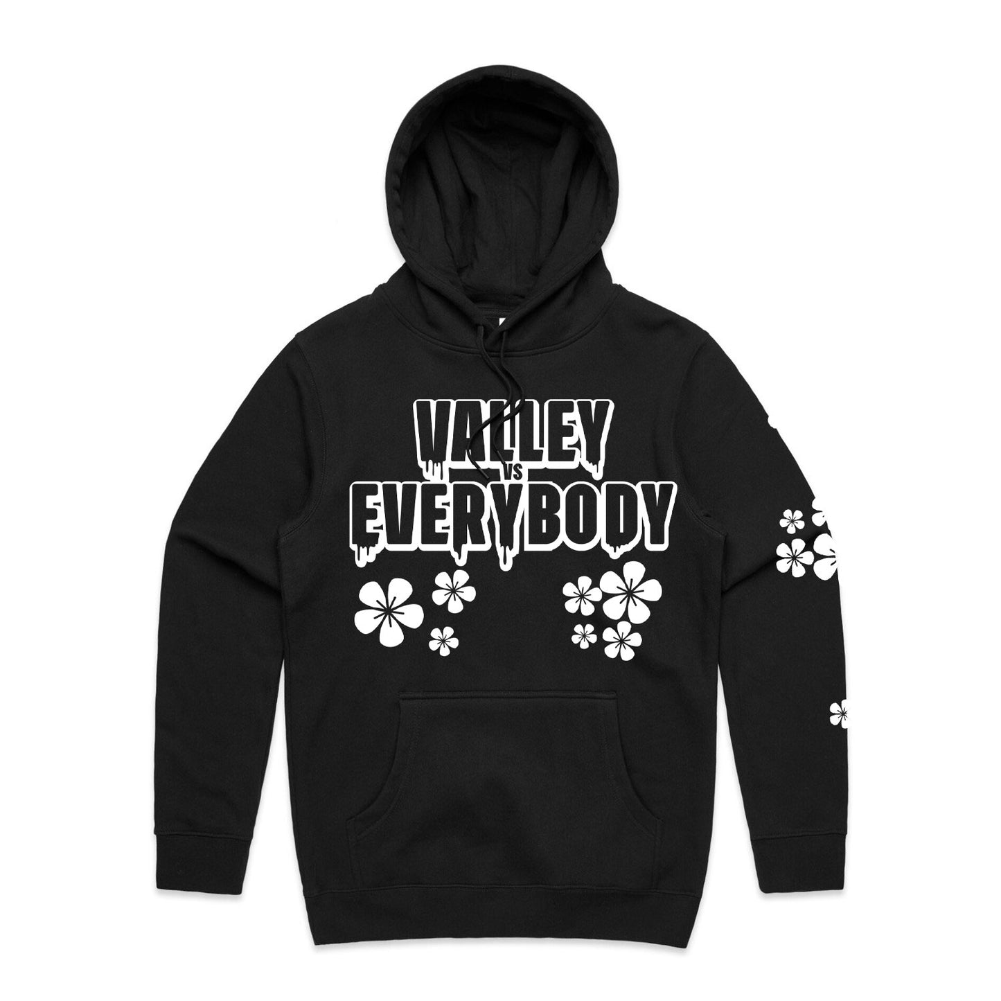 Valley Vs Everybody Flora Print Hoodie