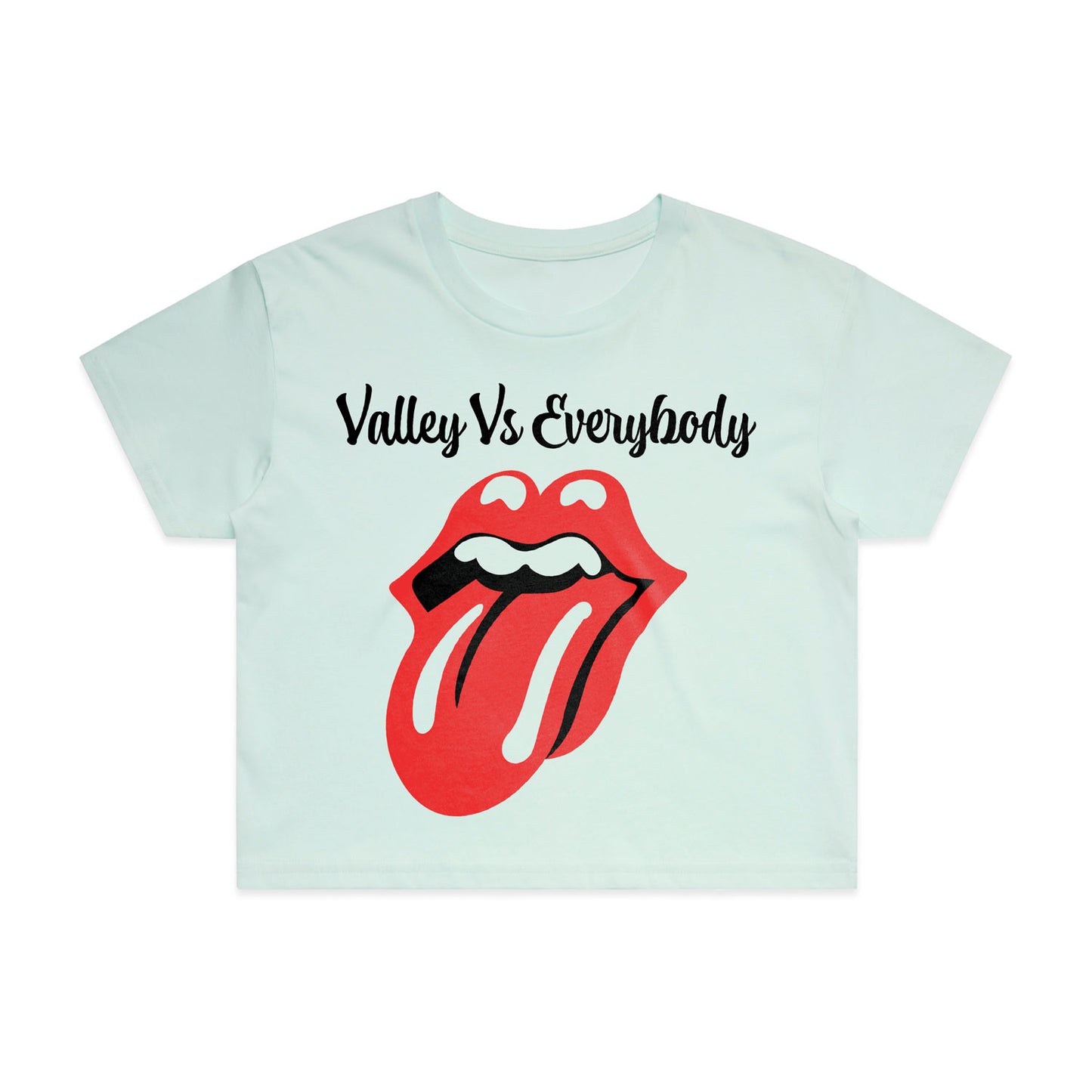 Valley Vs Evertybody - Rockstar Women's Crop Top